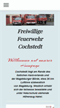 Mobile Screenshot of feuerwehr-cochstedt.de