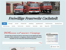 Tablet Screenshot of feuerwehr-cochstedt.de